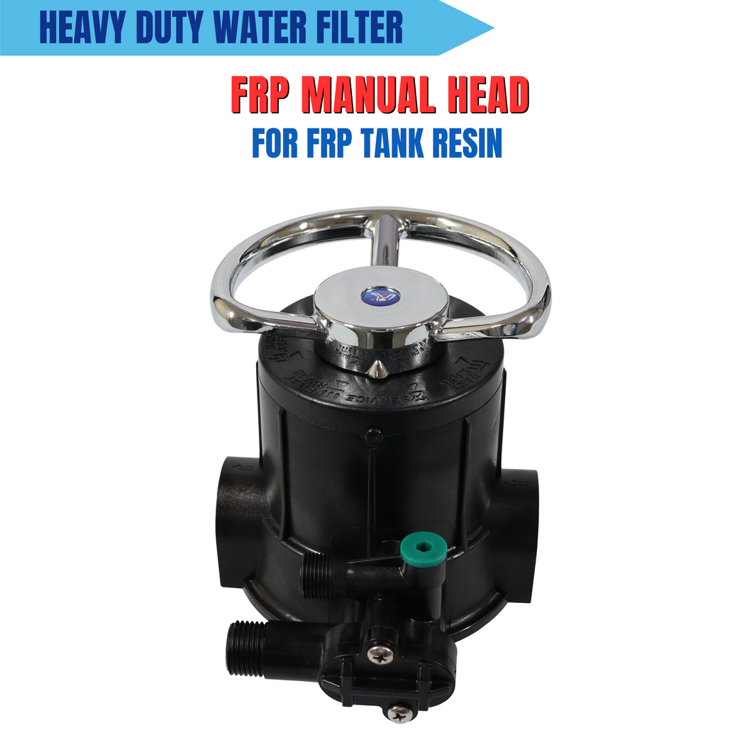 Manual Head for FRP Tank Resin - Manual Backwash