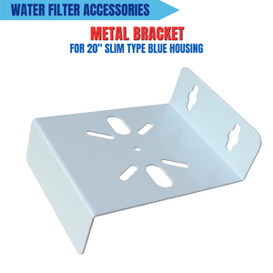 White Metal Bracket Z-type for 20" Slim Type Water Filter Housing