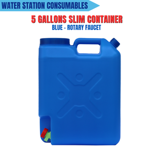 5-Gallon Slim Container Rotary Faucet
