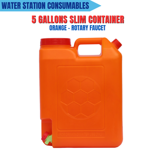 5-Gallon Slim Container Rotary Faucet