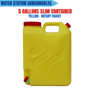 5-Gallon Slim Container Rotary Faucet