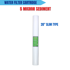 5 Micron Sediment Filter 20" Slim Type
