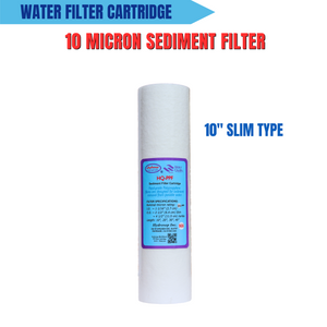 10 Micron Sediment Filter 10" Slim Type
