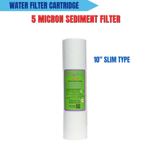 5 Micron Sediment Filter 10" Slim Type