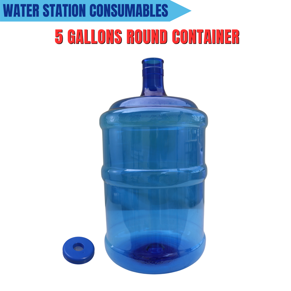 5 Gallons Round Container