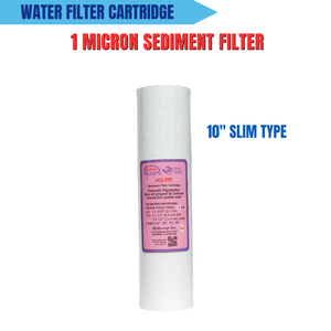 1 Micron Sediment Filter 10" Slim Type