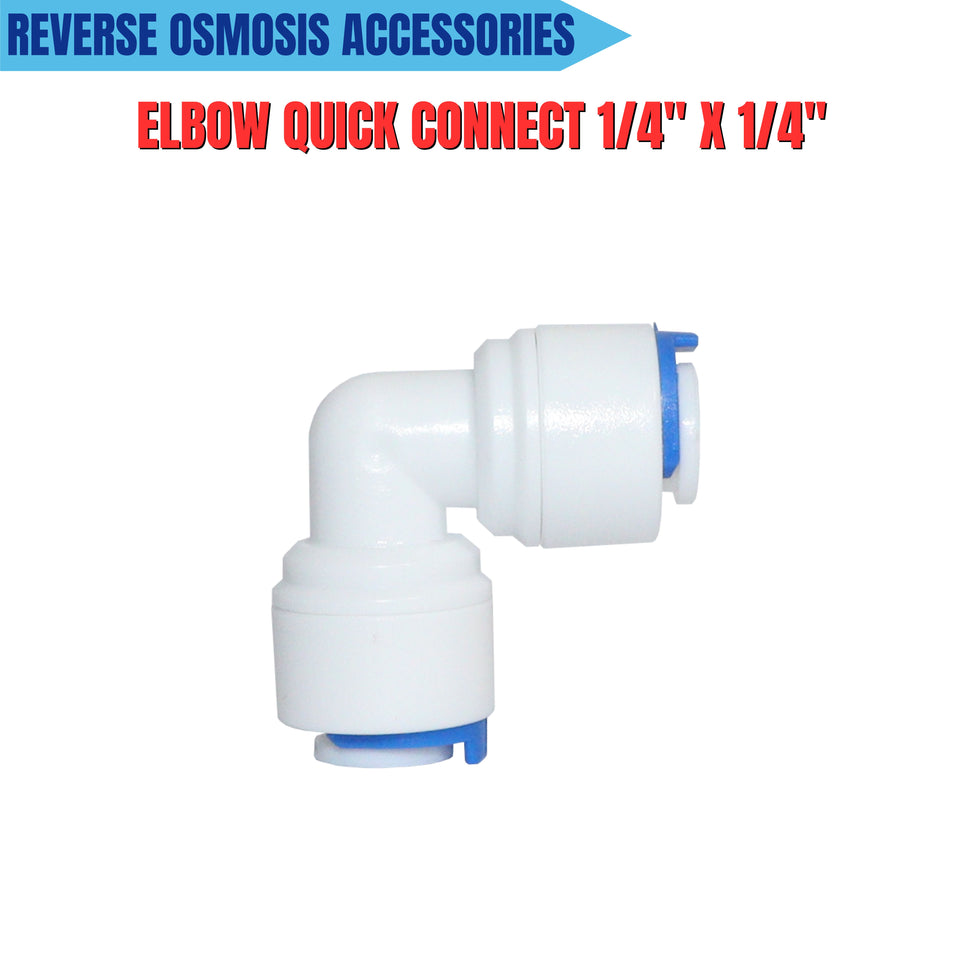 Elbow Quick Connect 1/4"x 1/4" Tube for Reverse Osmosis