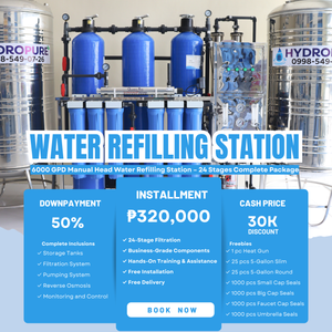 24-Stage 6000 GPD Water Refilling Station Business Package Complete Setup