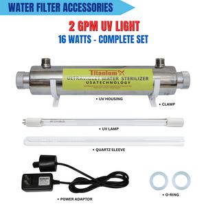 2 GPM Ultraviolet Light 16 Watts 1/2" NPT