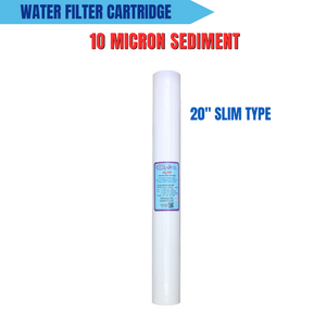 10 Micron Sediment Filter 20" Slim Type