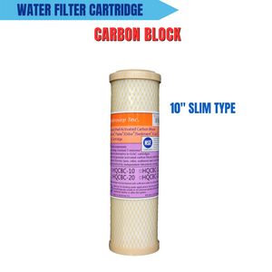 Activated Carbon Block Filter 10" Slim Type