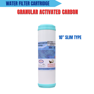 Granular Activated Carbon (GAC) Filter 10" Slim Type